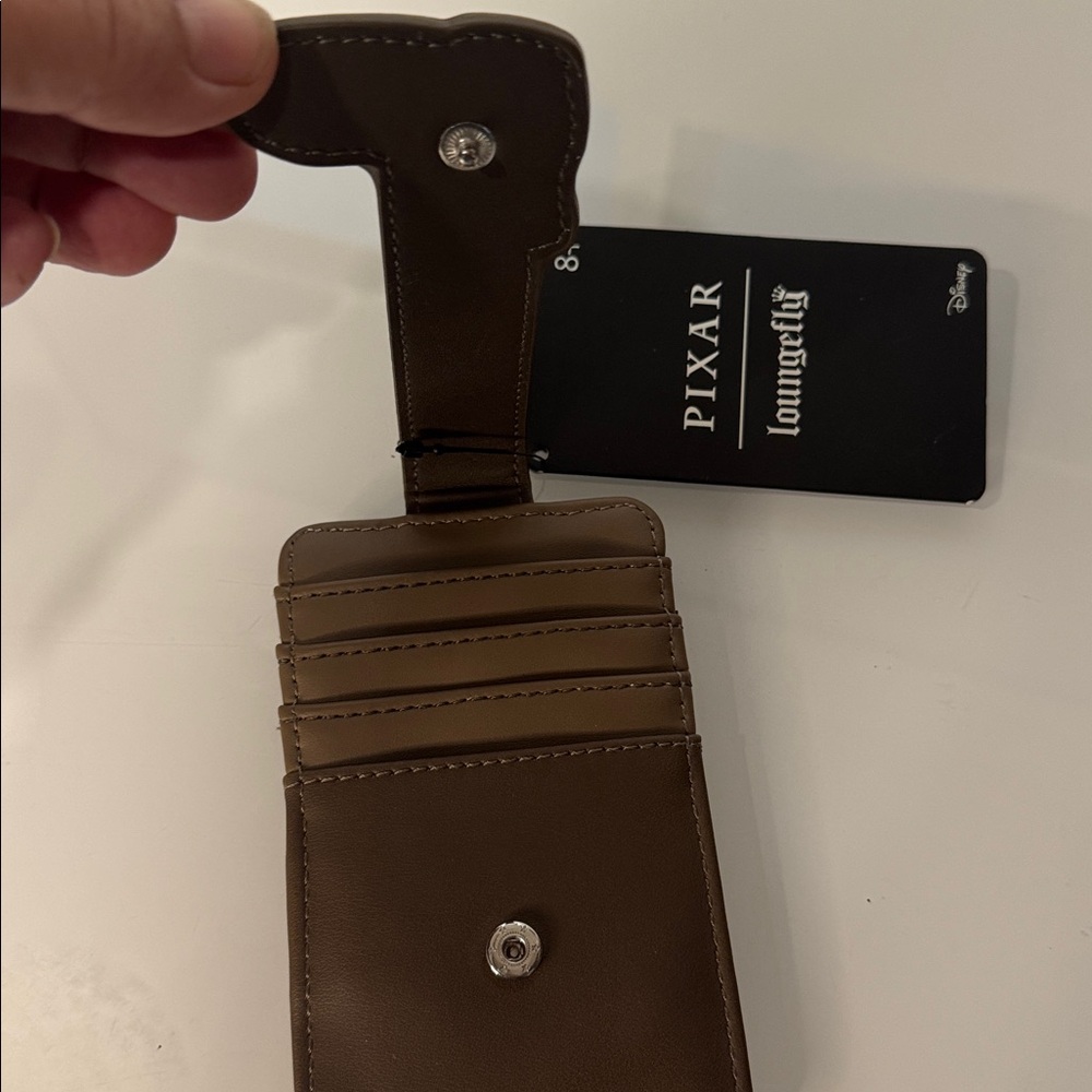 Loungefly Pixar WALL-E Brown Boot Card Holder - Picture 3 of 4